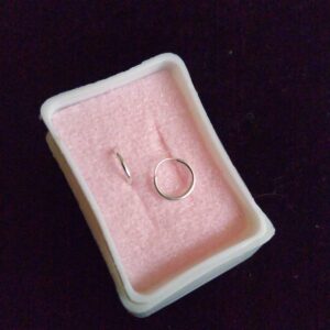 Arracada plata .925