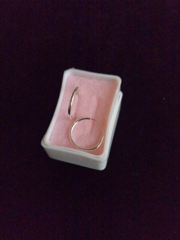 Arracada plata .925