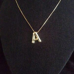 Inicial Chunky oro laminado