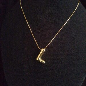 Inicial Chunky oro laminado