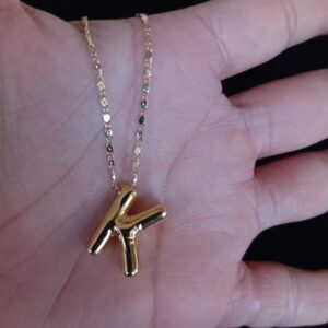 Inicial Chunky oro laminado