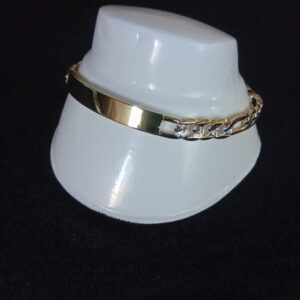 Esclava gruesa oro laminado