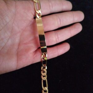 Esclava gruesa oro laminado