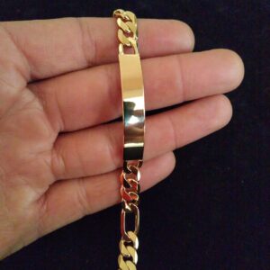Esclava gruesa oro laminado