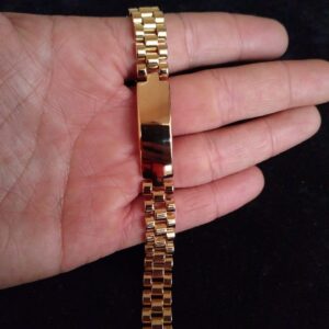 Esclava gruesa oro laminado