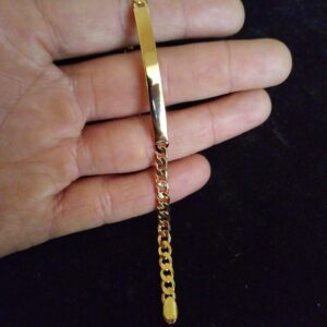 Esclava mediana oro laminado