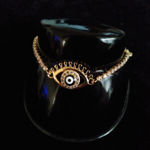 Pulsera ajustable oro laminado