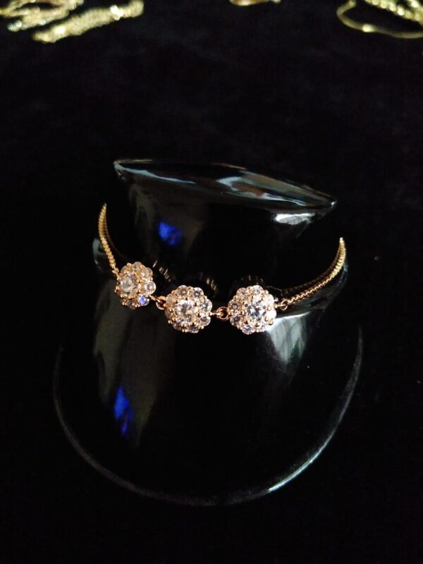 Pulsera ajustable oro laminado
