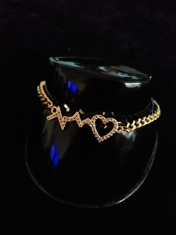 Pulsera ajustable oro laminado