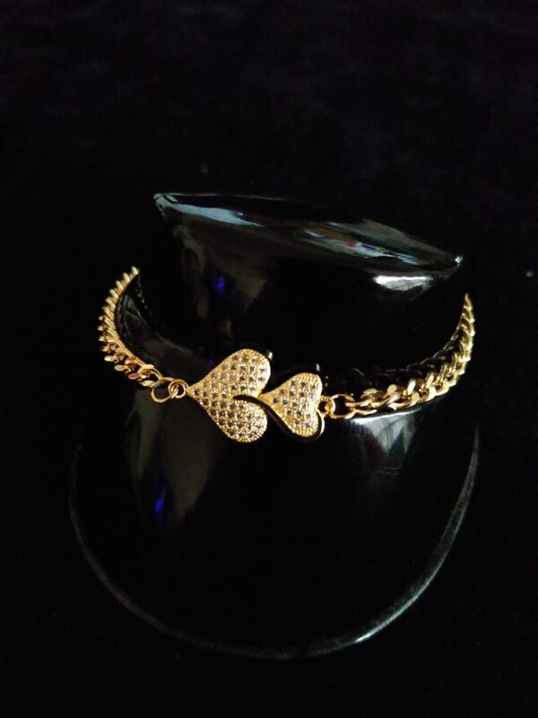 Pulsera ajustable oro laminado