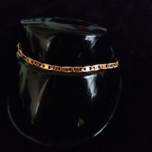 Pulsera delgada oro laminado