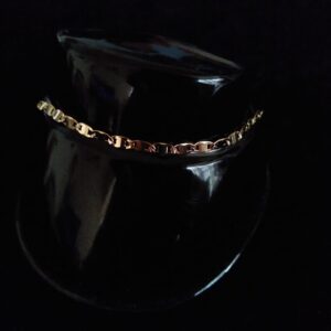 Pulsera delgada oro laminado