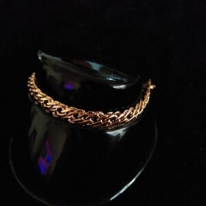 Pulsera gruesa oro laminado