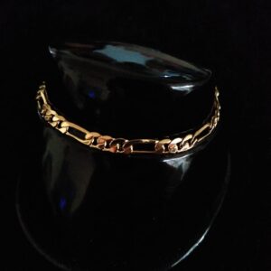 Pulsera mediana oro laminado