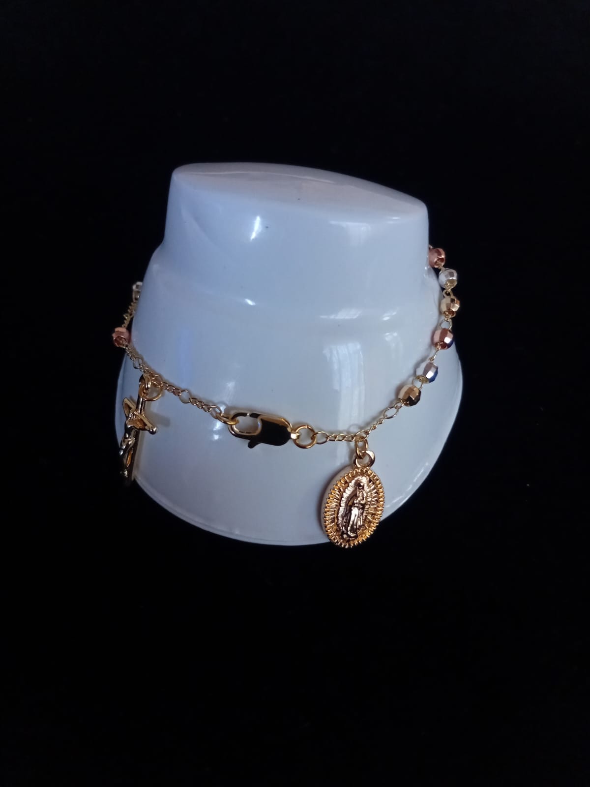 Pulsera denario oro laminado