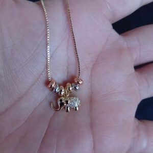 Dije semanario oro laminado