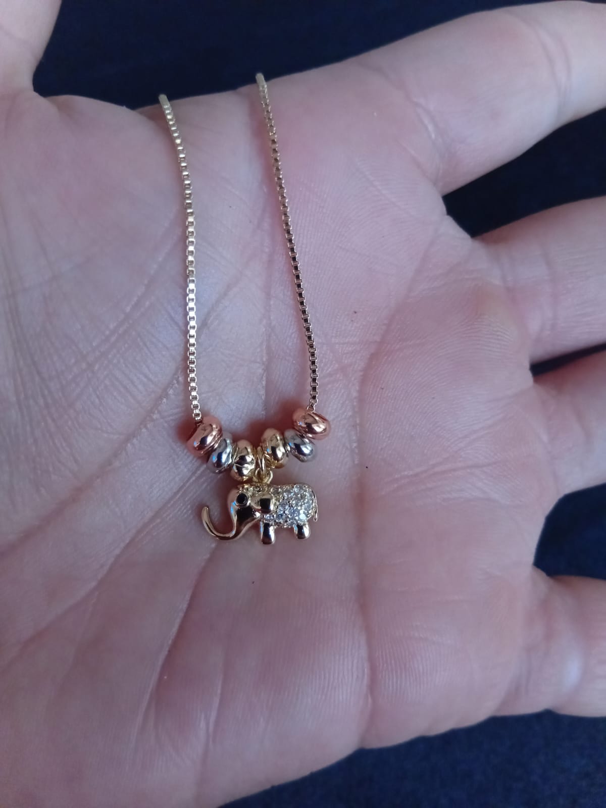 Dije semanario oro laminado