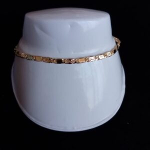 Pulsera delgada oro laminado