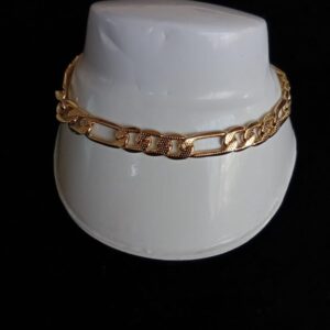 Pulsera mediana oro laminado