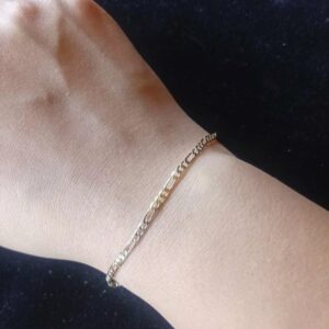 Pulsera delgada oro laminado