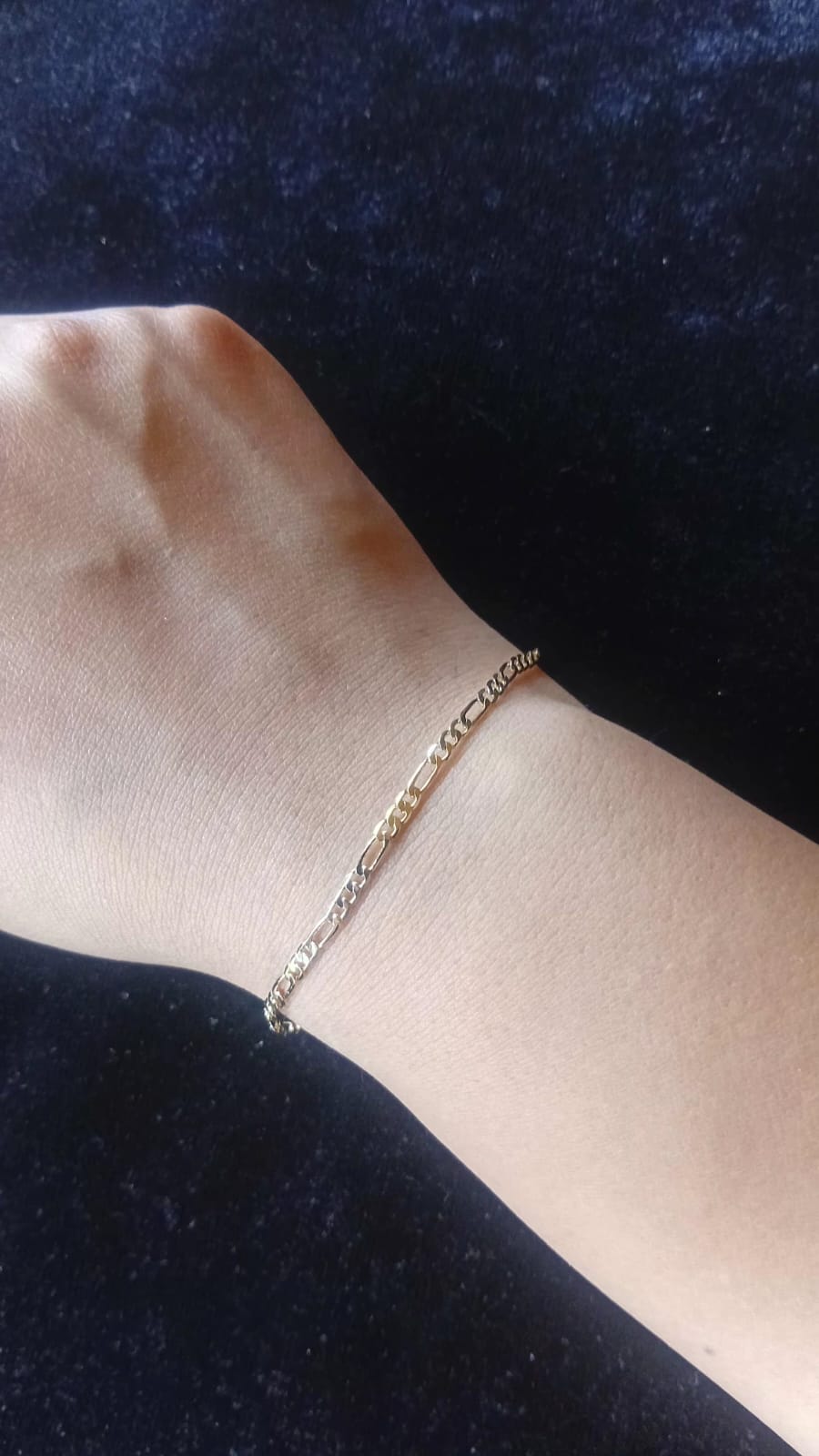 Pulsera delgada oro laminado