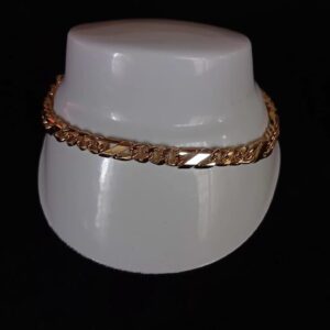 Pulsera mediana oro laminado