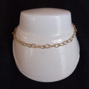 Pulsera delgada oro laminado