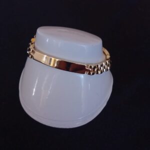 Esclava mediana oro laminado