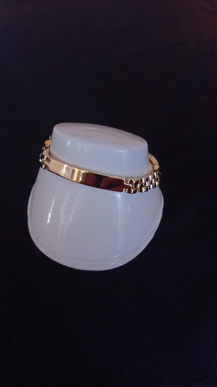 Esclava mediana oro laminado