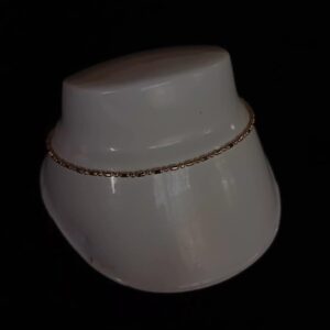 Pulsera delgada oro laminado