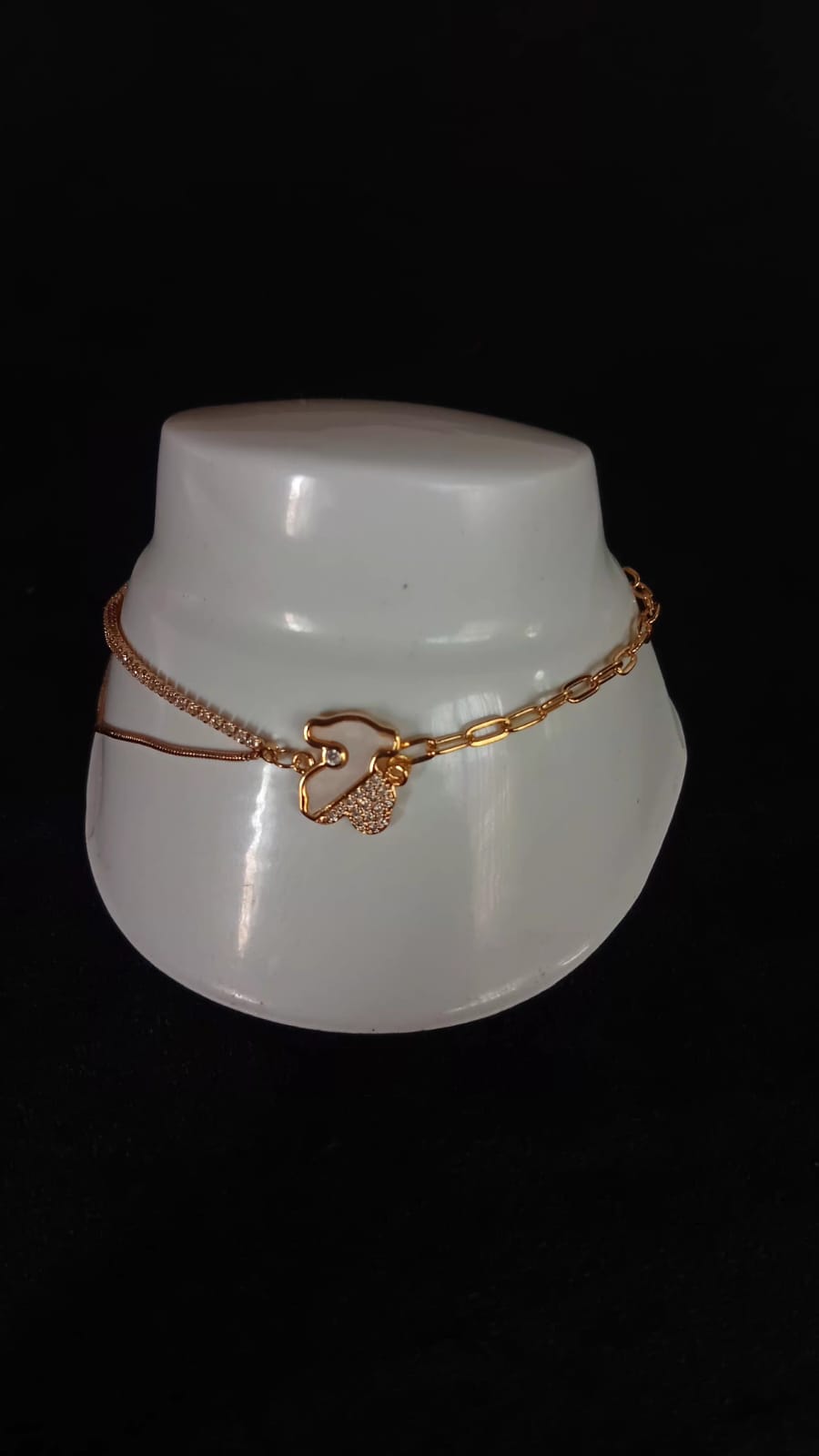 Pulsera ajustable oro laminado
