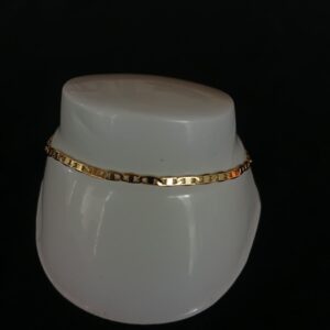 Pulsera delgada oro laminado