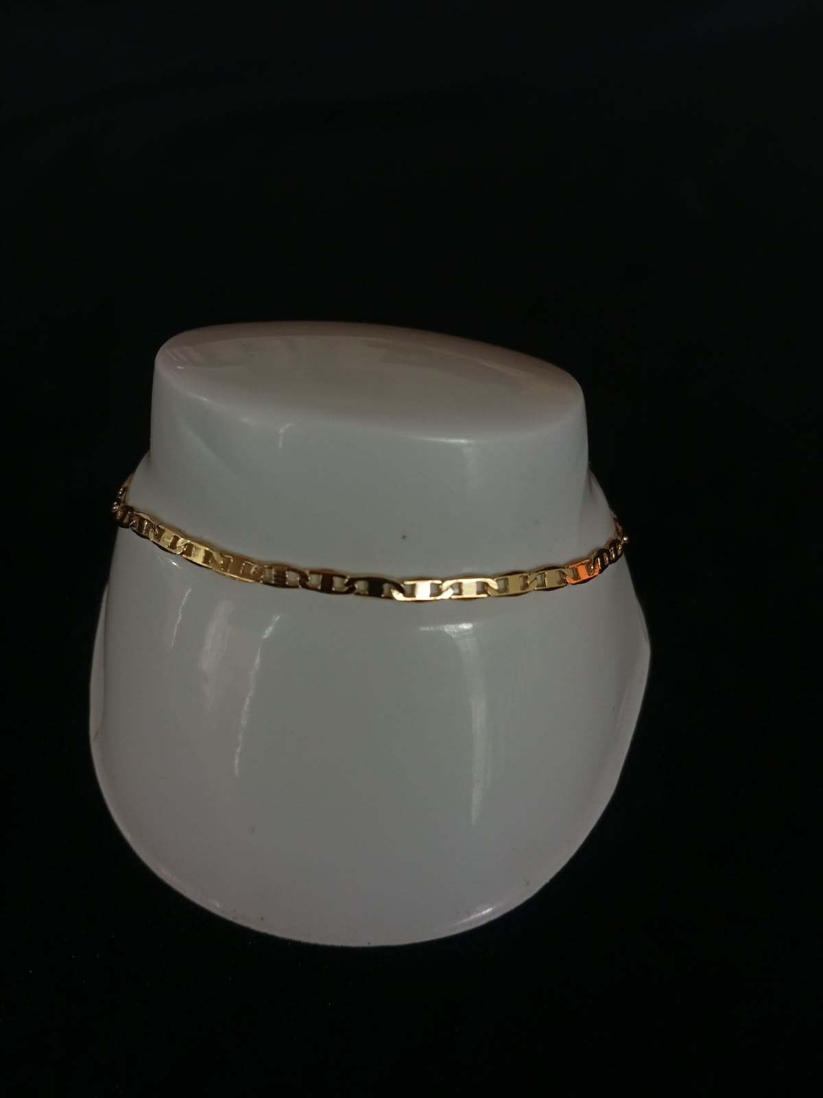 Pulsera delgada oro laminado