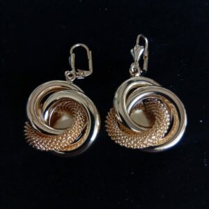 Arete chunky oro laminado