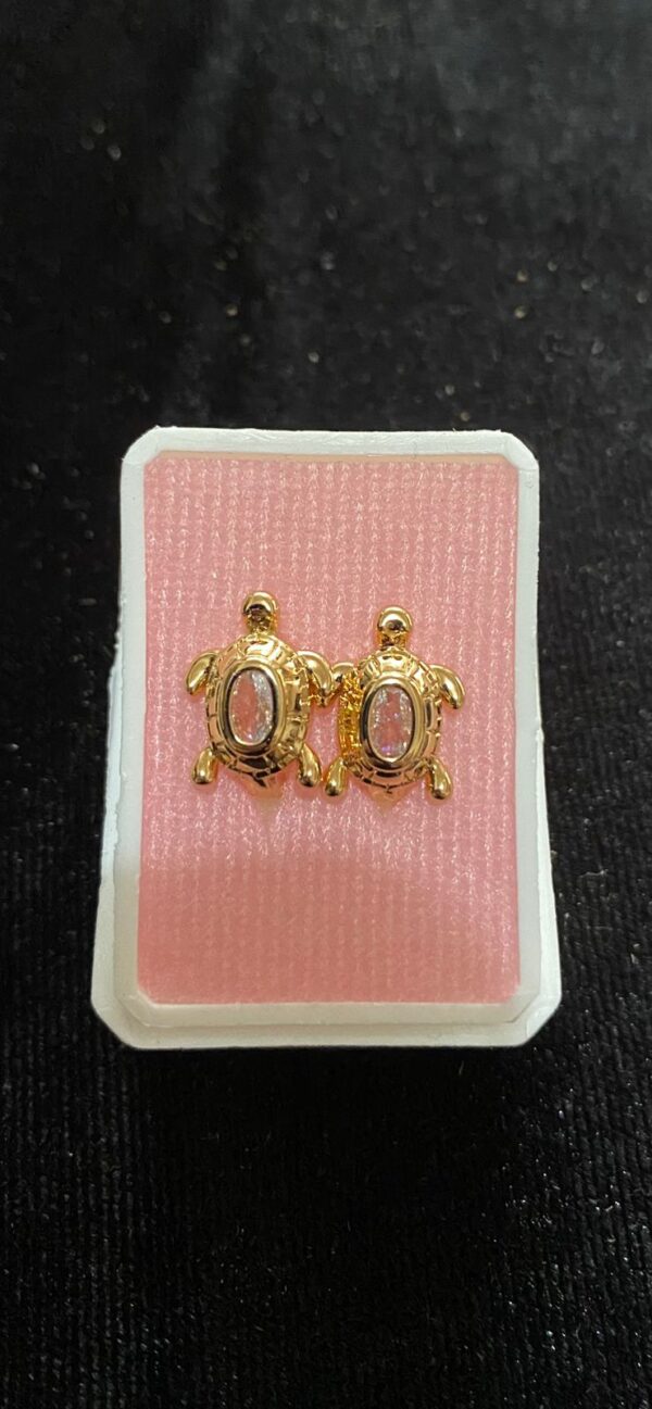 Arracada huggies oro laminado