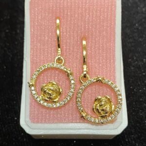 Arracada huggies oro laminado