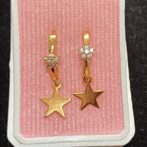 Arracada huggies oro laminado