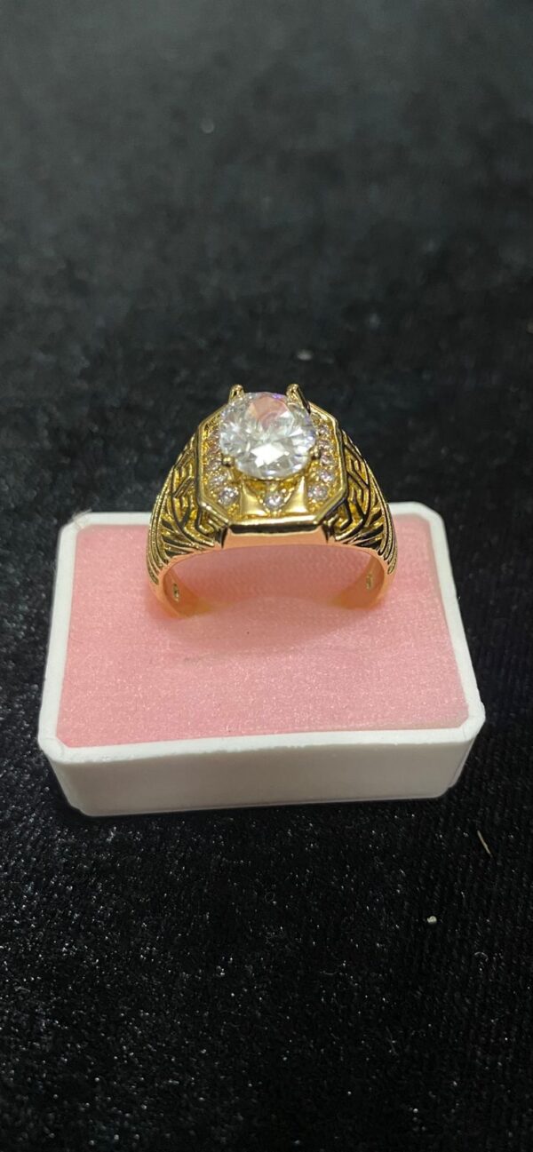 Anillo caballero oro laminado