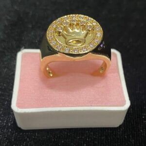 Anillo caballero oro laminado