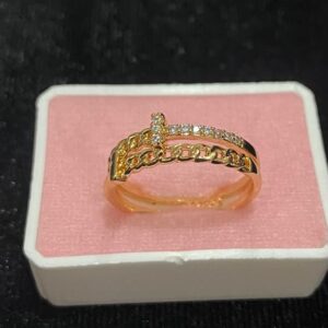 Anillo dama oro laminado