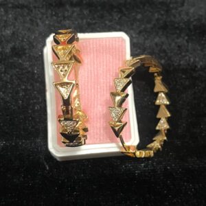 Arracada zirconia oro laminado