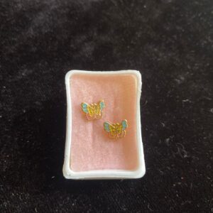 Broquel oro laminado esmaltado