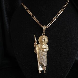 Dije San Juditas grande oro laminado