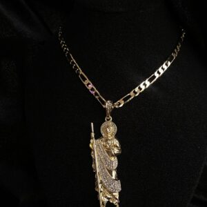 Dije San Juditas grande oro laminado