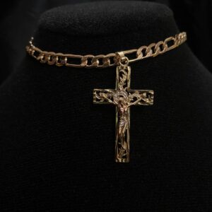 Cristo grande oro laminado