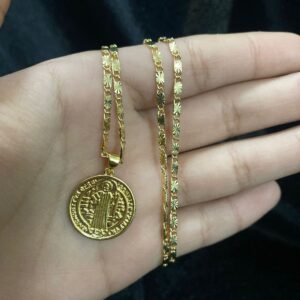 Moneda San benito oro laminado