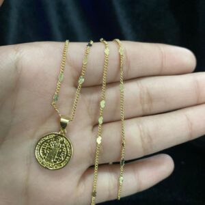 Moneda San benito oro laminado