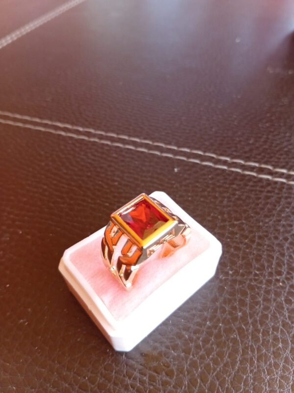 Anillo caballero oro laminado