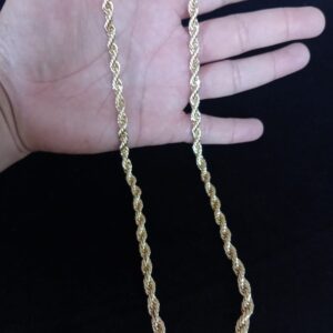 Cadena gruesa oro laminado
