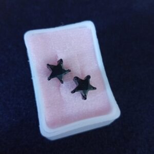 Arete poste mariposa oro laminado